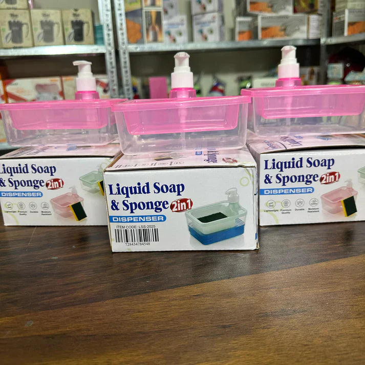 Square Topped Soap Dispenser
