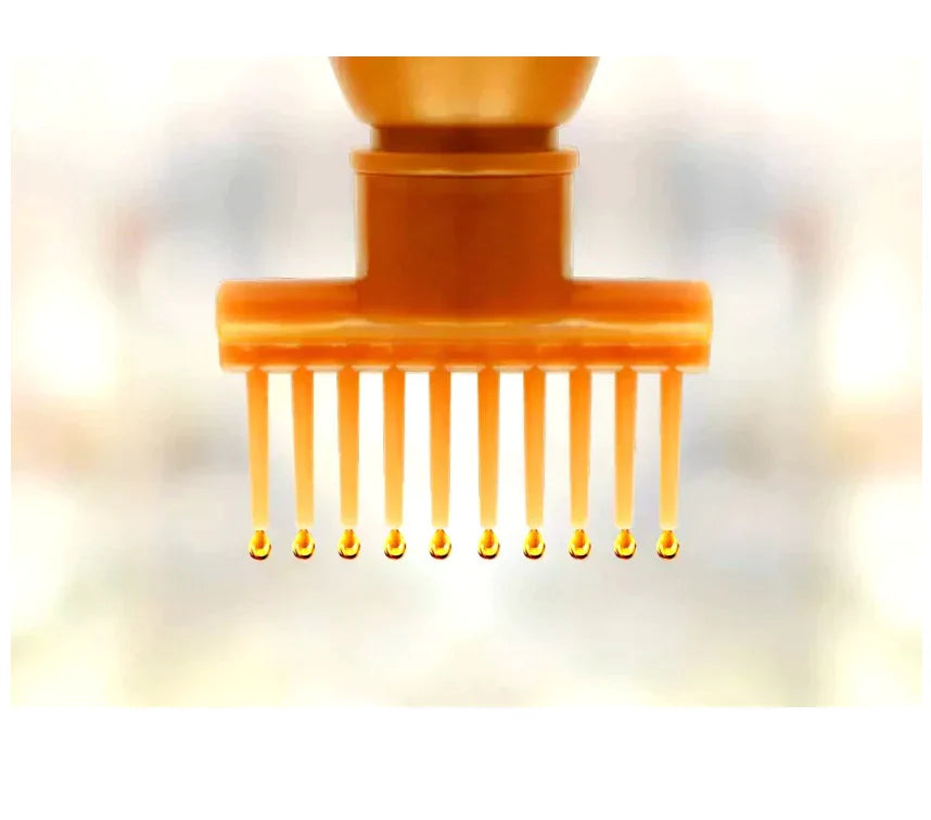 Hair Oil Bottle with Comb, Health and Beauty