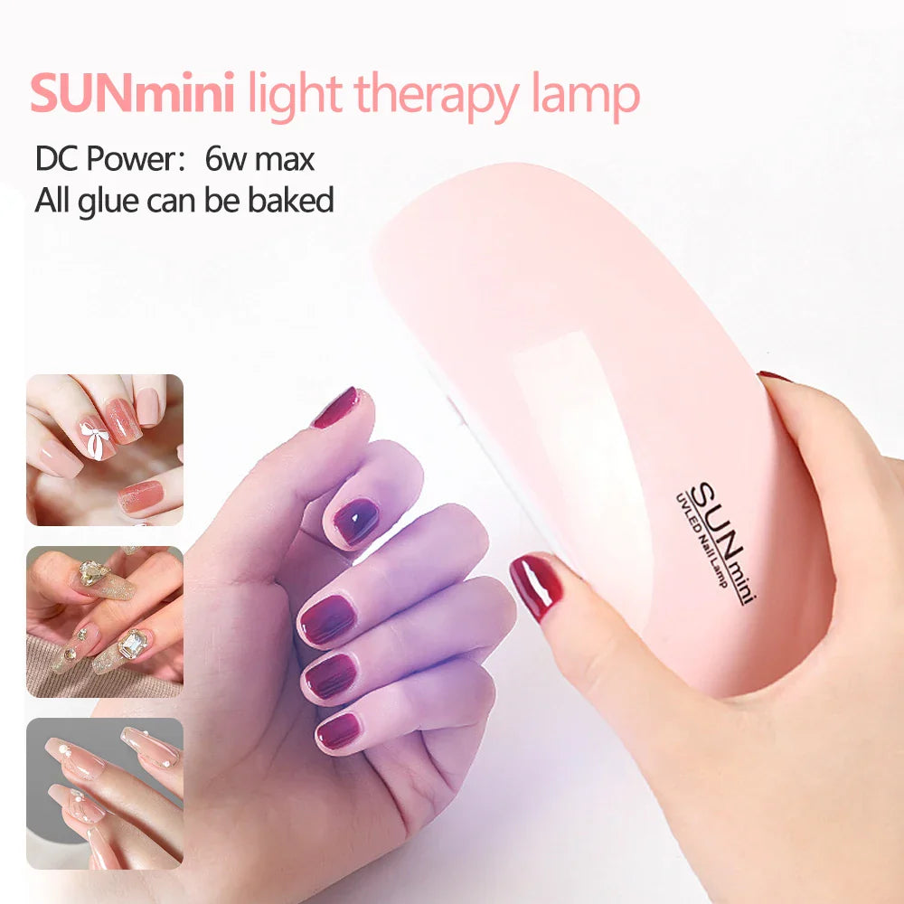 Portable UV LED Nail Curing Lamp, Health and Beauty
