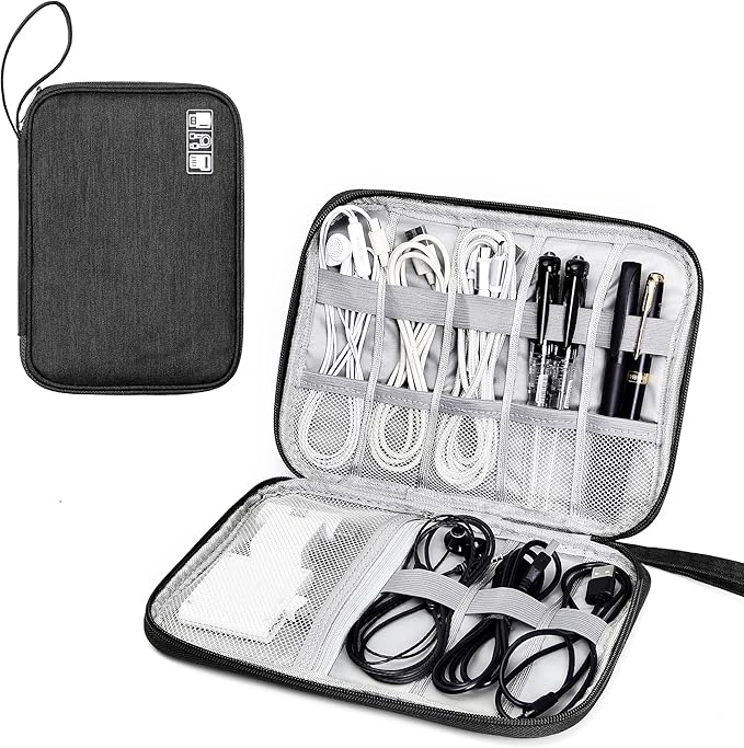 Travel Digital Cable Organizer Storage Bag, Home and Living