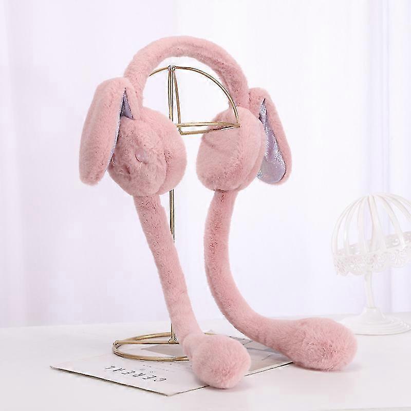 Soft Bunny Plush Earmuffs For Kids & Adults