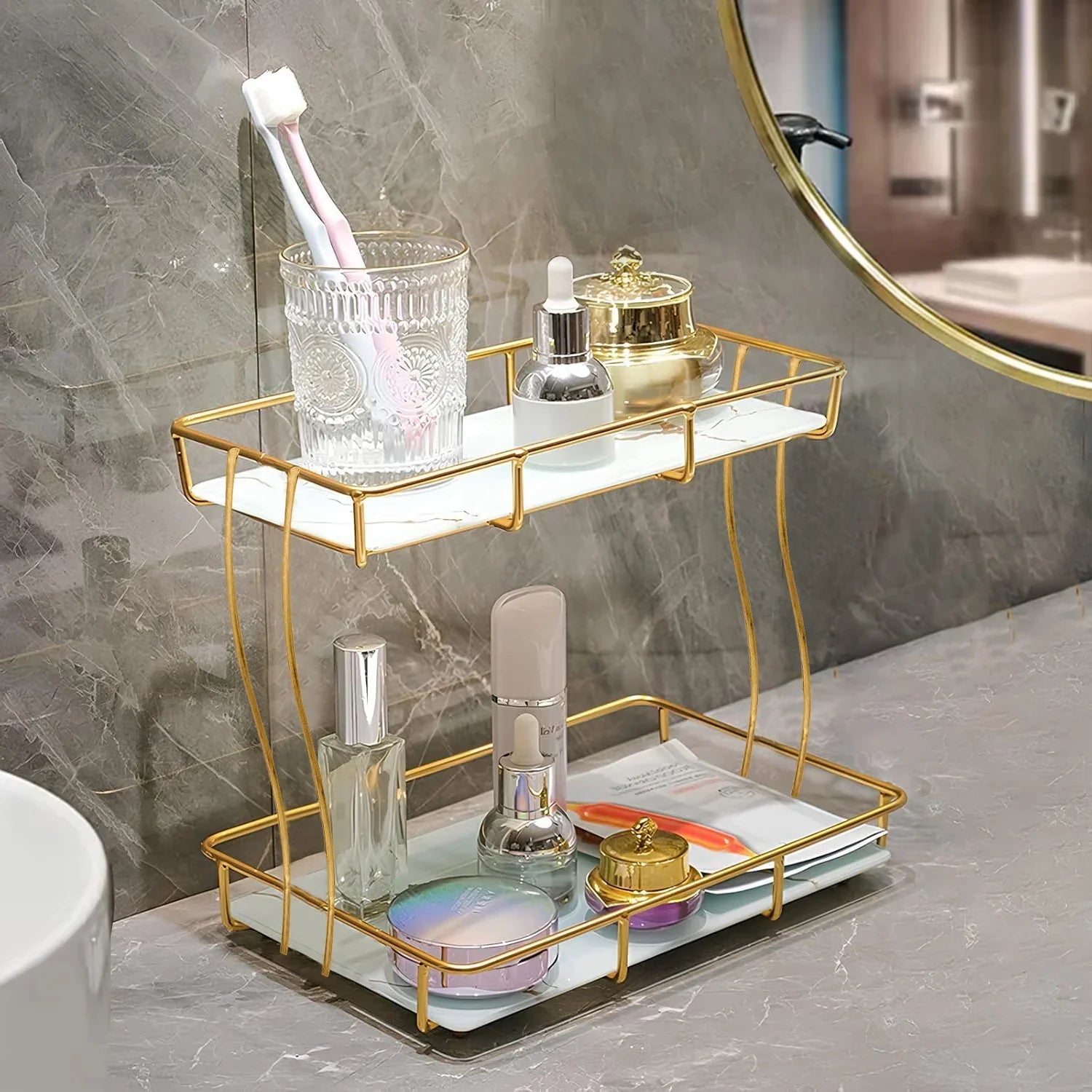 2 Tier Vanity Organizer