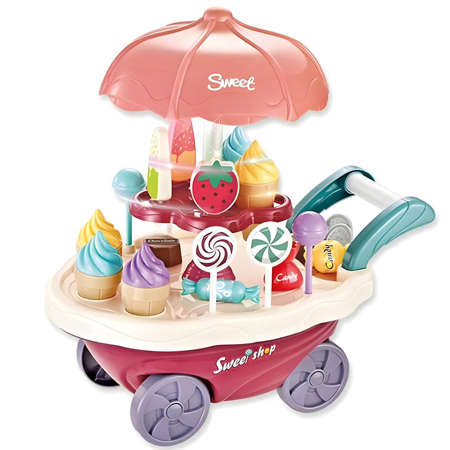 30 Pcs Candy Cart Toy – Kids Role, Babies and Toys 