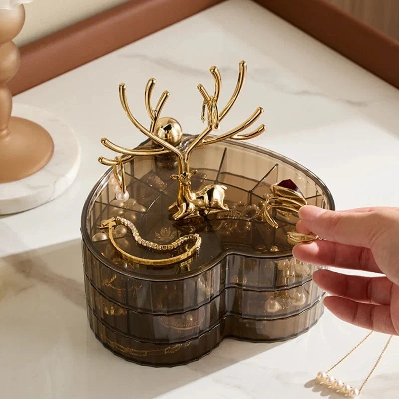 3 Layer Deer Jewelry Box