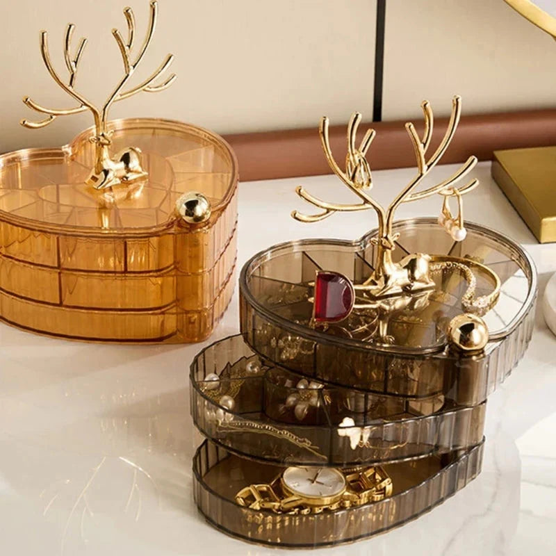 3 Layer Deer Jewelry Box