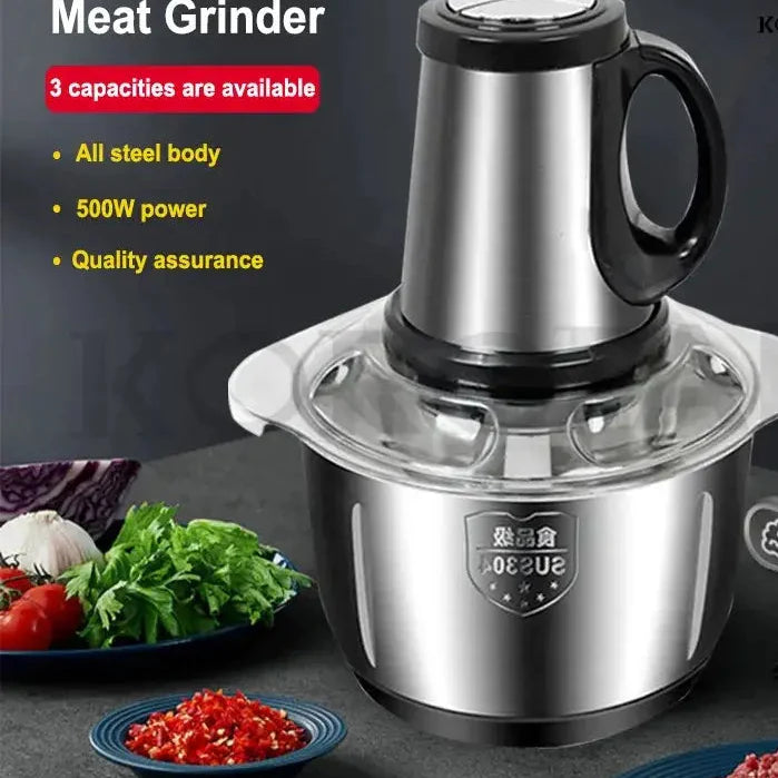 3 Litre Electric Kitchen Meat Mincer & Blender