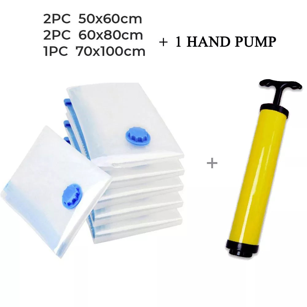 5Pcs Vacuum Storage Bags