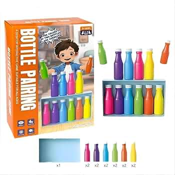 Bottle Pairing Game – Smart Toy, Babies and Toys