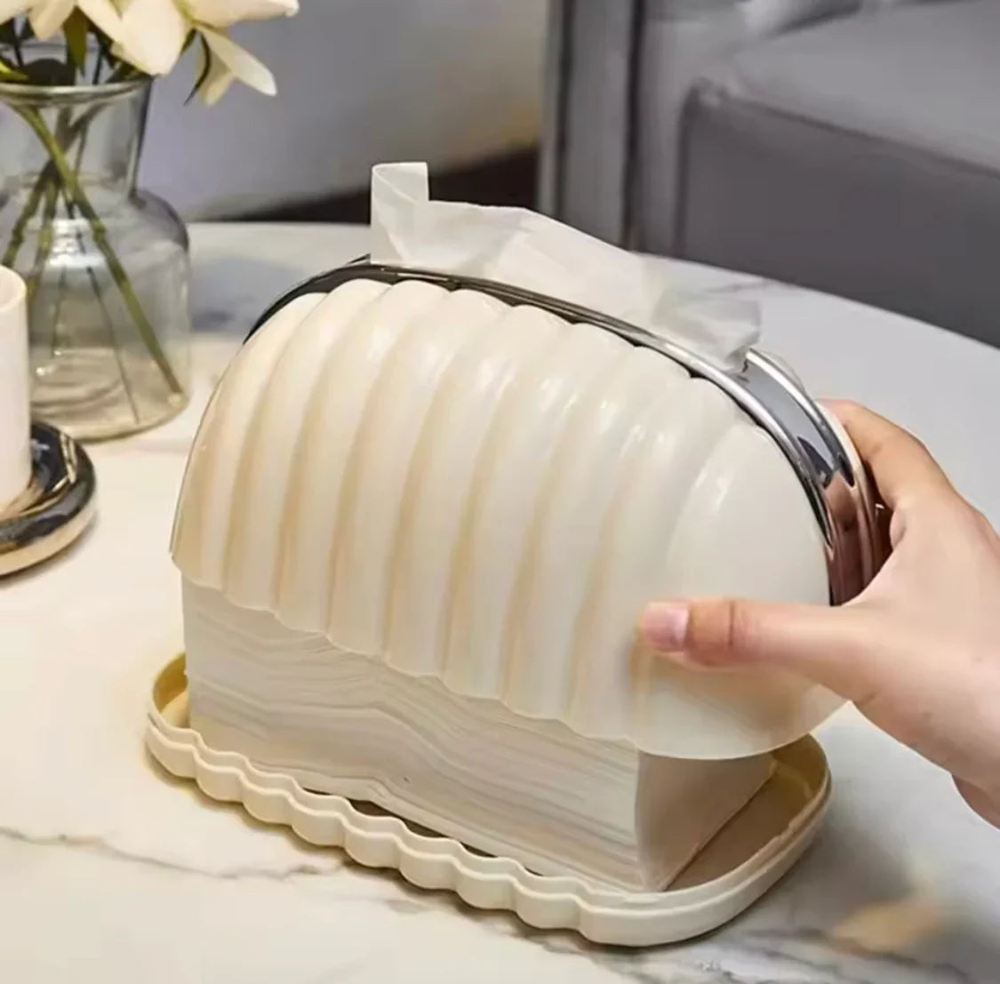  Bow Tissue Box, Home and Living 