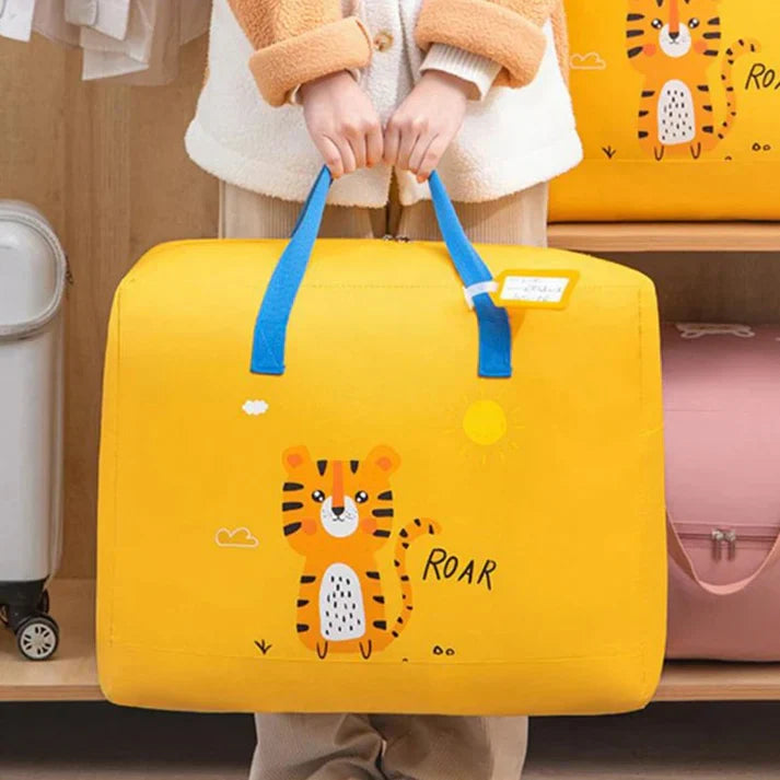 Cartoon Print Multi-Purpose Storage Bag, Wardrobe and Organizer 