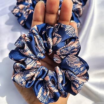 Colorful Silk Hair Ties – 3 Pieces, Health and Beauty 