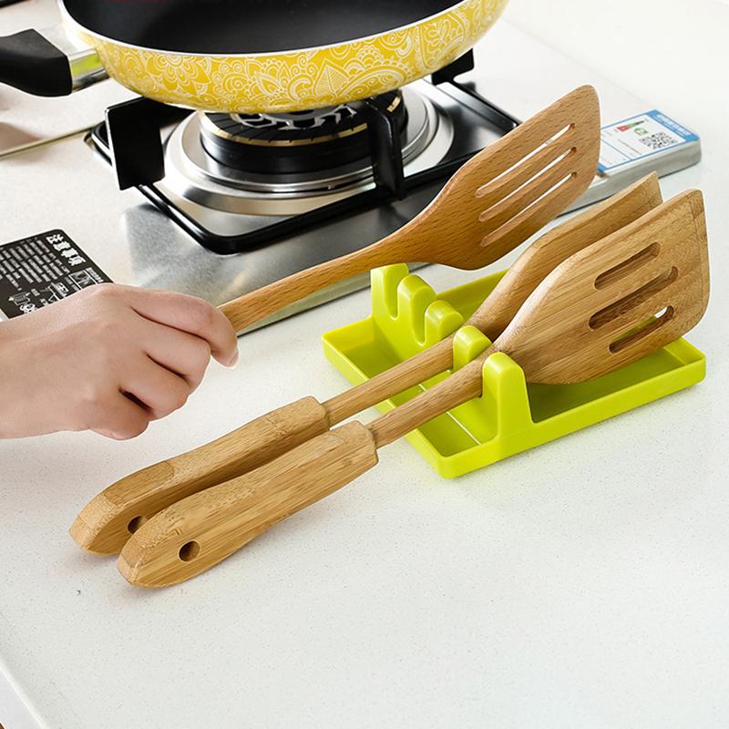 Countertop Pot Lid Holder & Utensil Organizer, Kitchen Accessories 