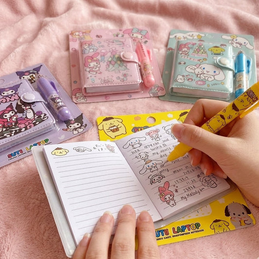 Cute Mini Signature Diary with Pen