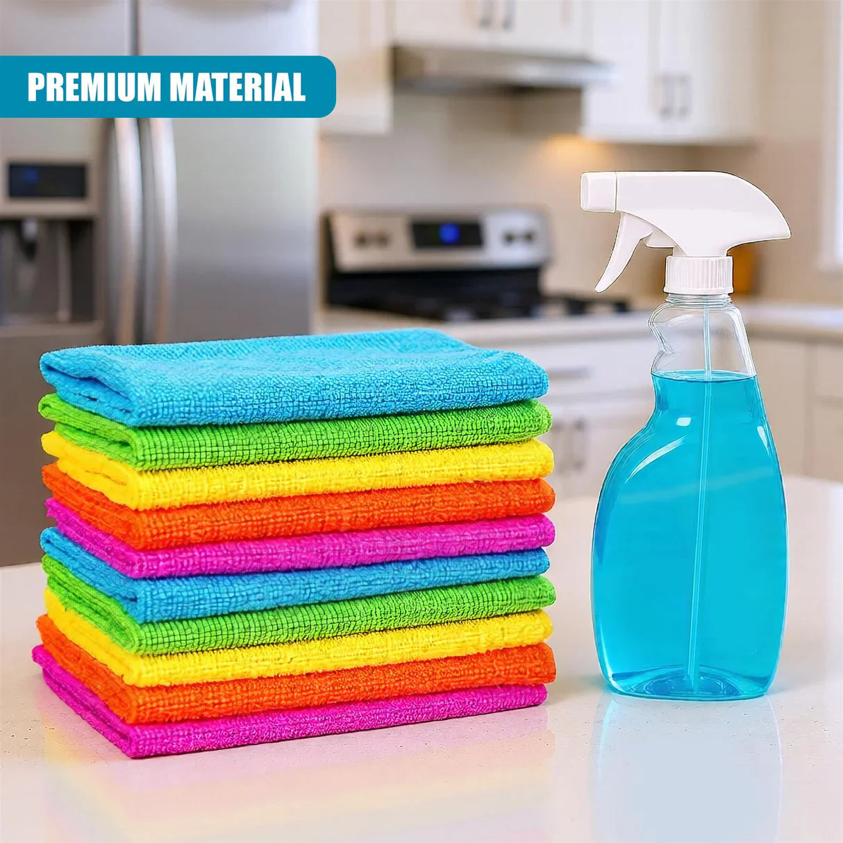 EasyClean Reusable Cleaning Cloth Set – 6 Pieces, Home and Living 