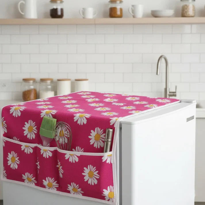 Fridge Dust Cover Organizer, Kitchen Accessories 