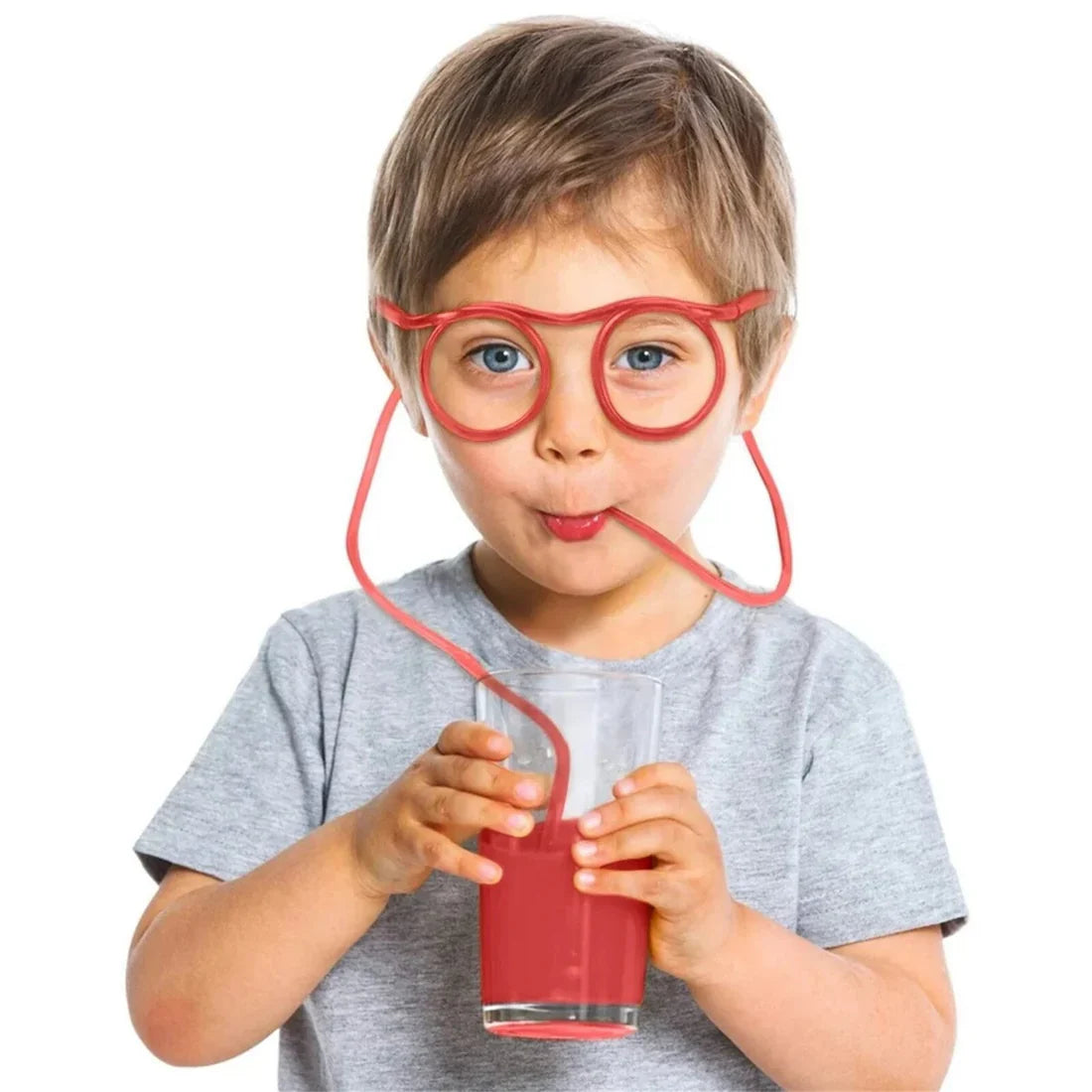 Funny Straw, Babies and Toy 