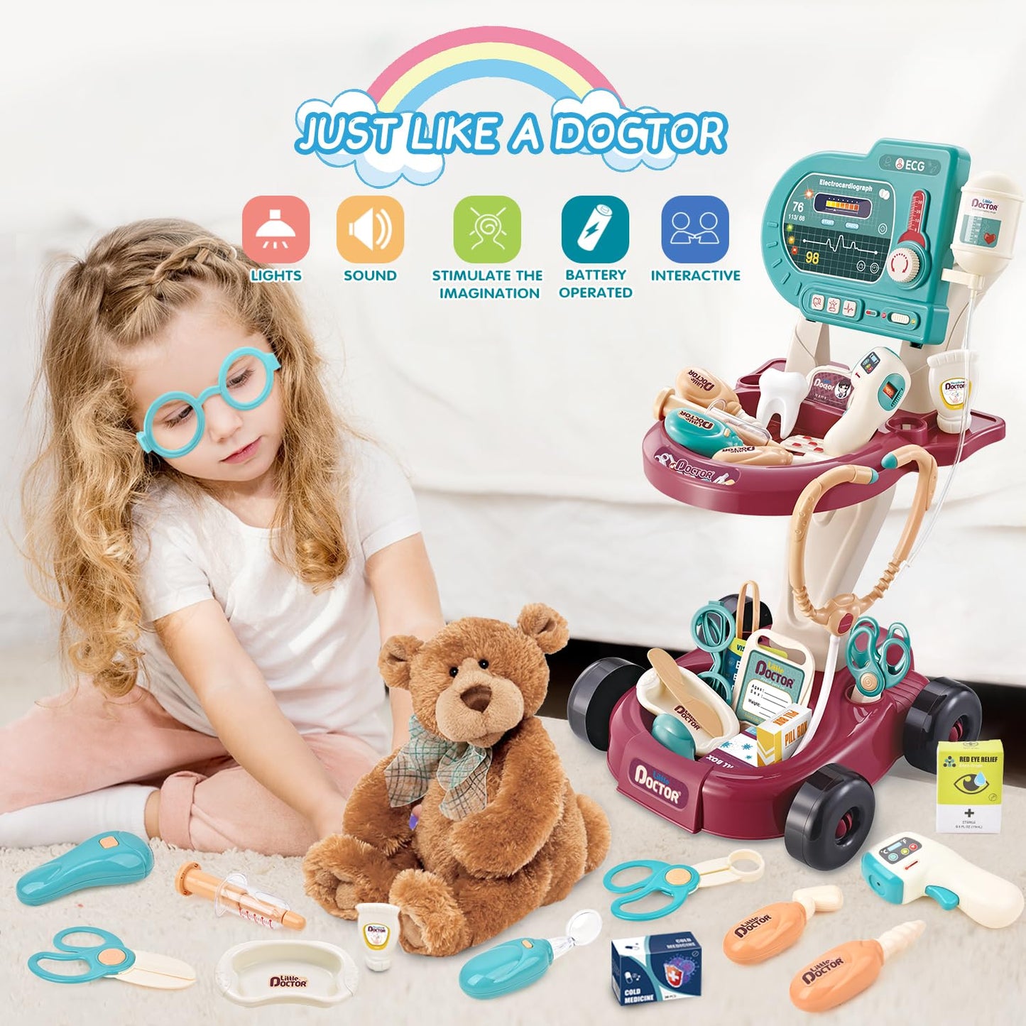 Kids Medical Station Toy, Babies and Toys 