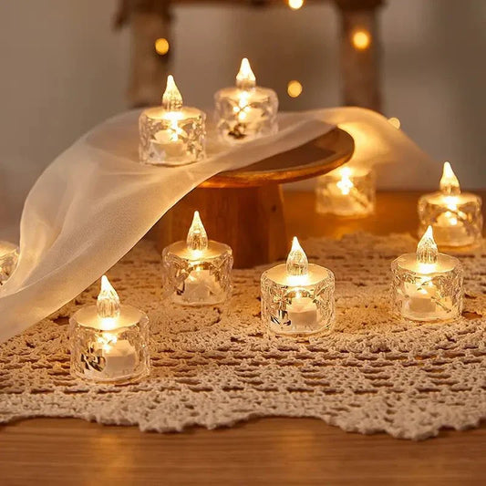 LED Crystal Candles (2Pcs)