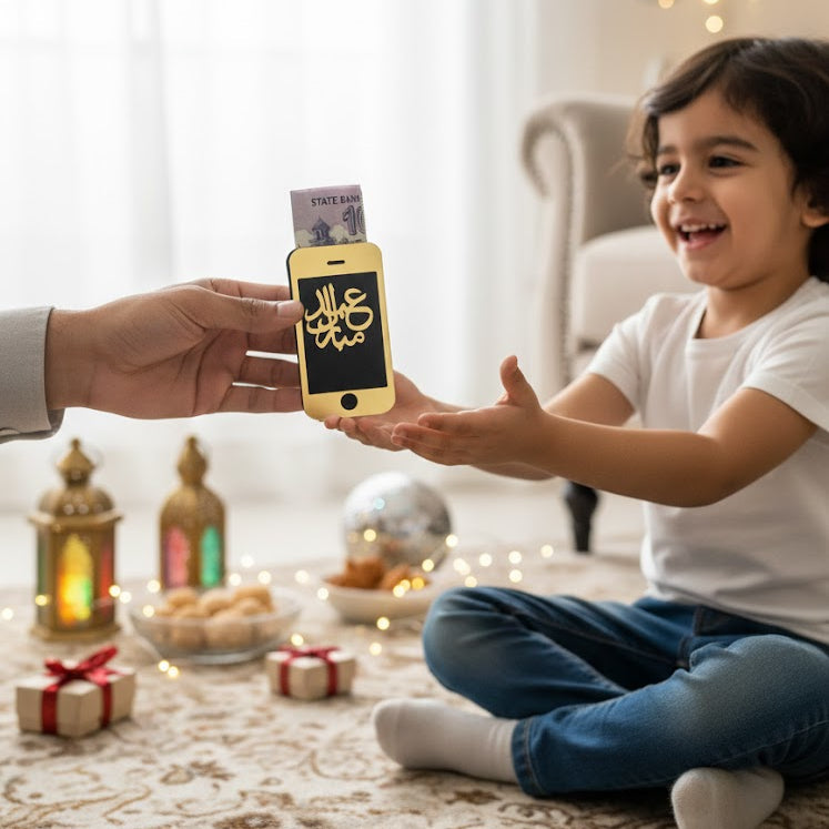Mobile Design Eidi Money Holder – Perfect for Kids & Teens, Home and Living 