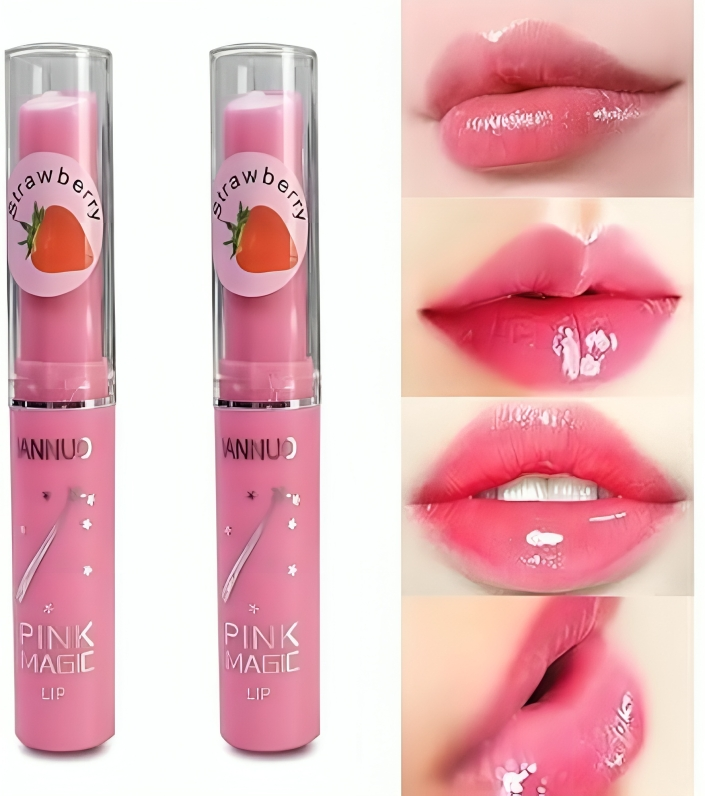 Pink Magic Lip Balm Stick, Health and Beauty 