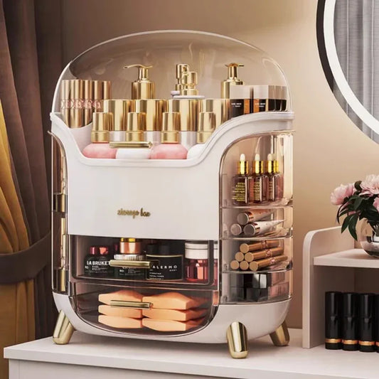 Premium Covered Cosmetic Organizer Box