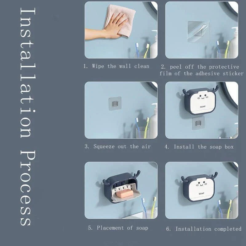 Self Draining Soap Box, Home and Living 