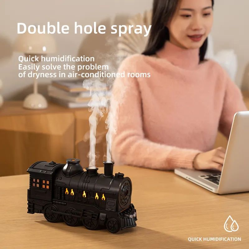 Train Aroma Diffuser – Relaxing Mist, Home and Living 