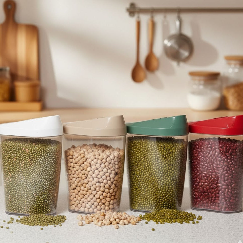 Trendi 1000ml Kitchen Jar – Keep Food Fresh & Organized, Kitchen Accessories 