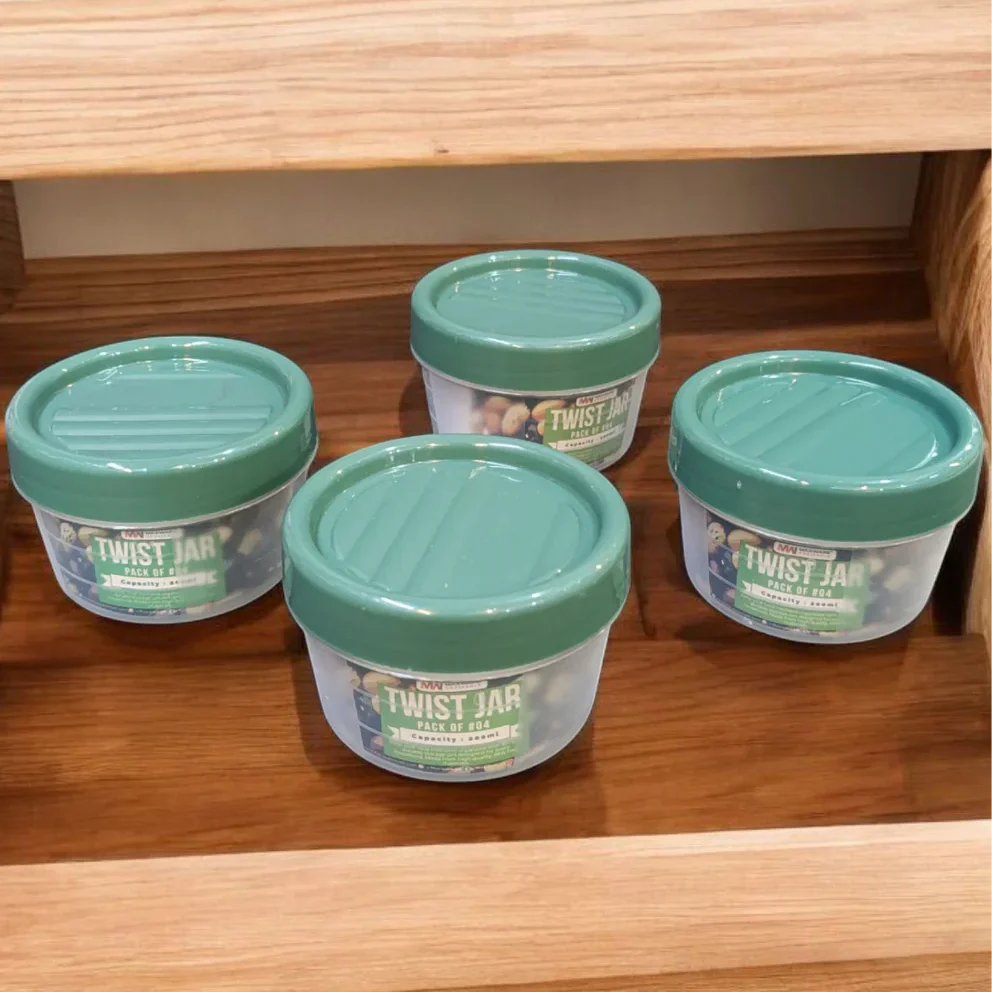 TwistSeal 200ml Jar Set (4-Pack), Kitchen Accessories 