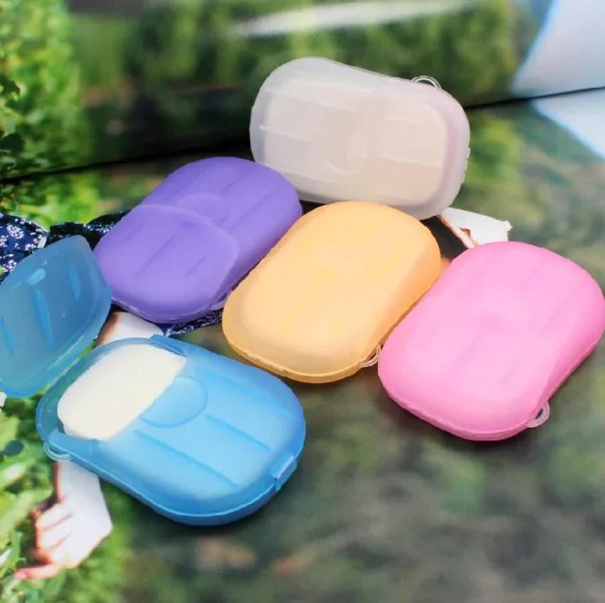 20Pcs Handy Travel Portable Anti-Bacterial Clean Paper Soap (Pack Of 2)