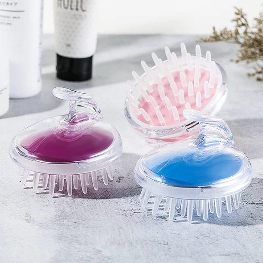Silicone Hair Wash Brush Hair scalp Massage Brush